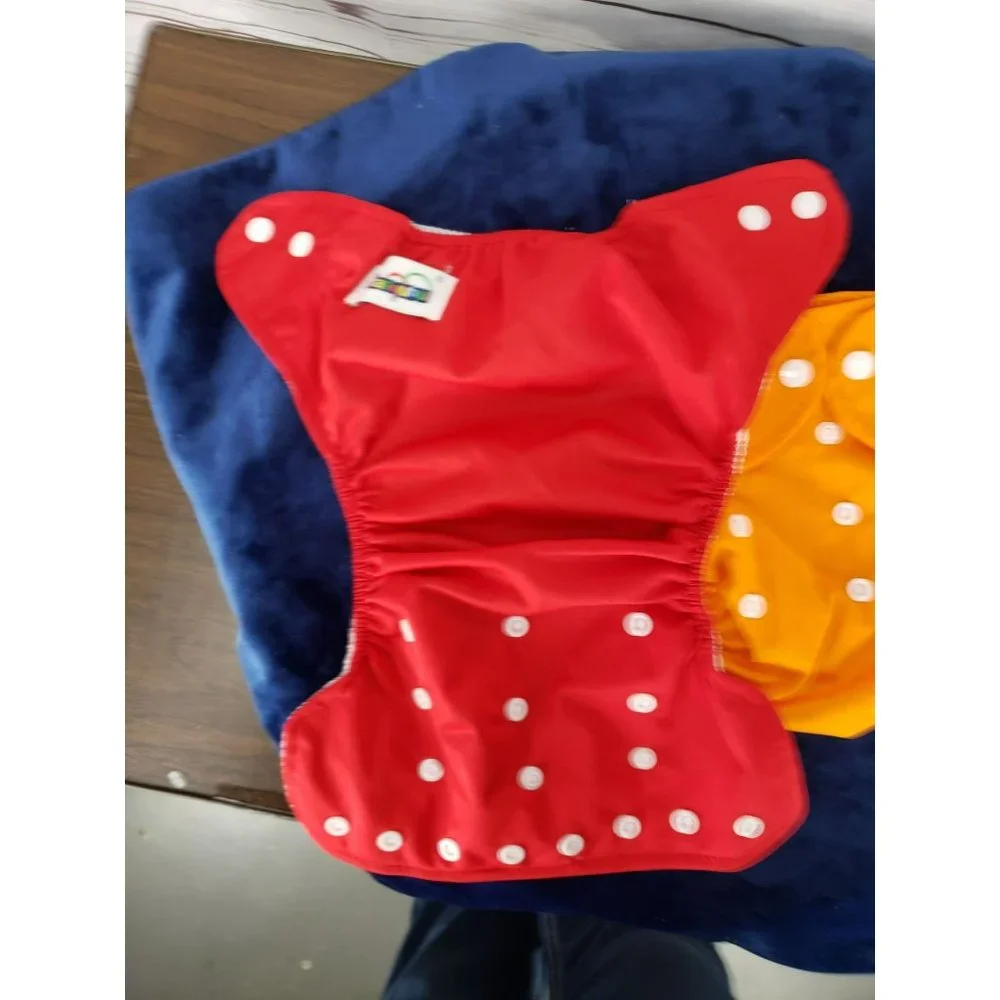 Qianquhui Baby Cloth Diapers Adjustable Size Washable Reusable for Girls and Boy
